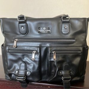 Six Pack Fitness Renee Travel Meal Prep Tote Bag Insulated in Black